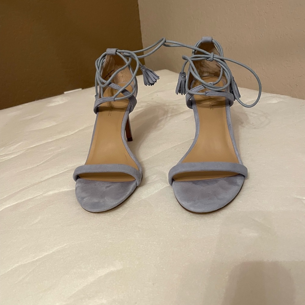 Banana Republic Blue Suede Heels